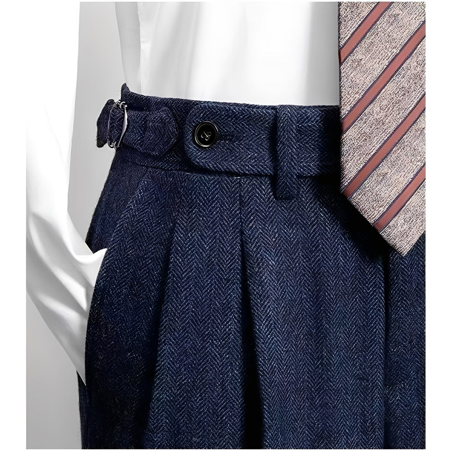 Bartosz – Tweed-vapaa-ajanhousut miehet