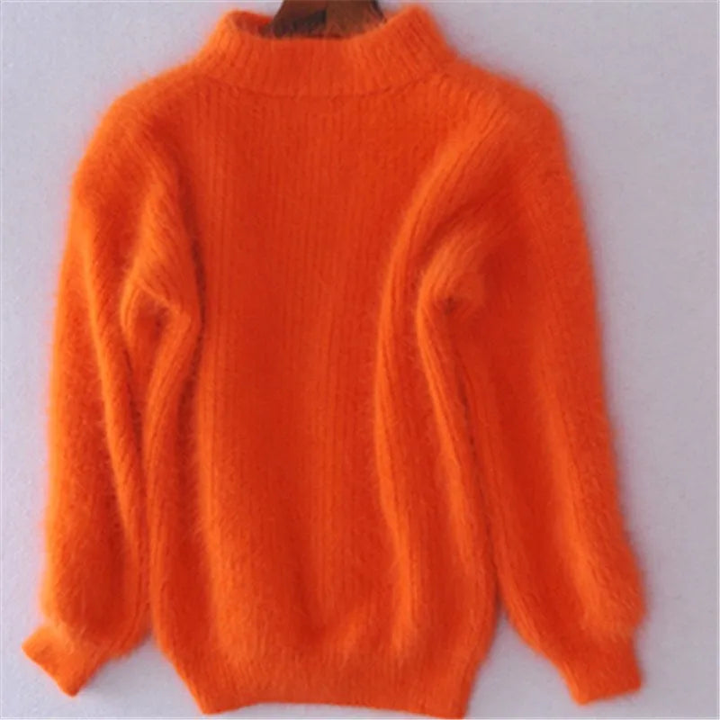 Brenda – Vintage Villapaita Angora-Tyyli
