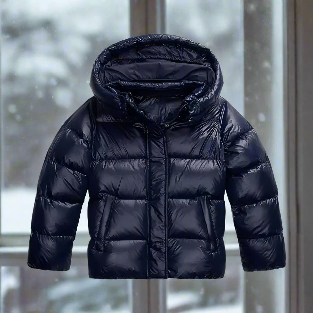 Helen - Rento, lämmin hupullinen takki naisille