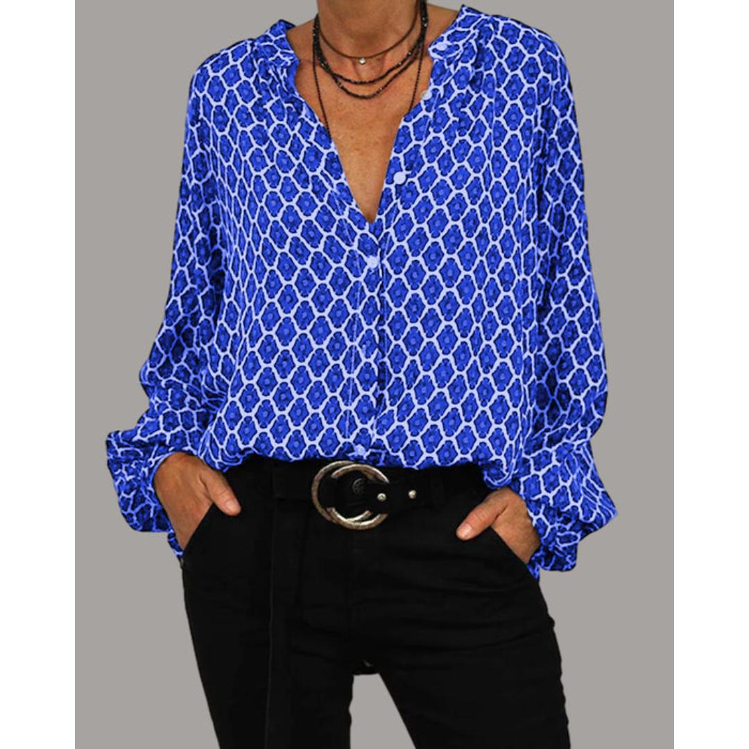 Zara – Rento V-kaula-aukko-pusero