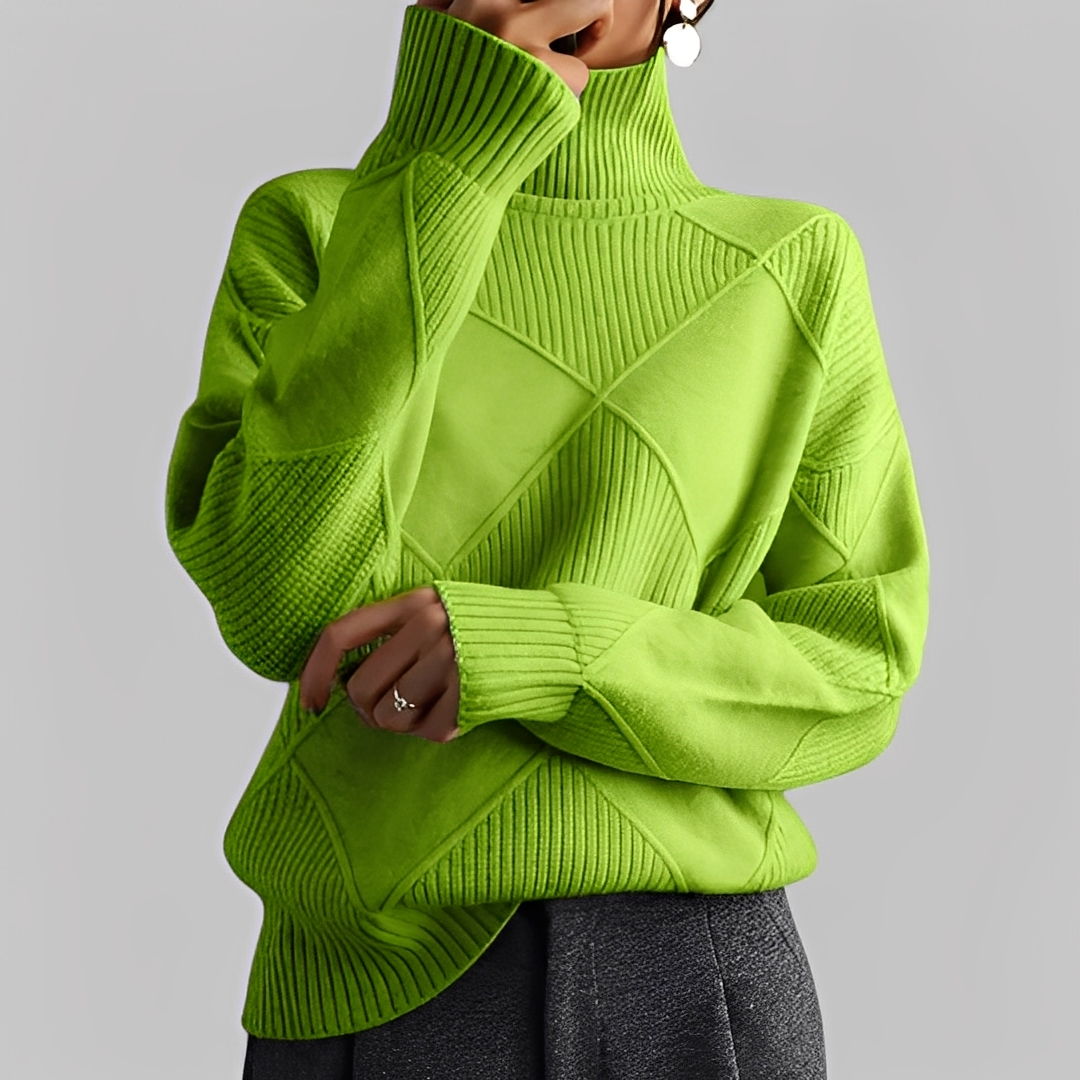 Mariette - Talvinen naisten oversize-poolopaita