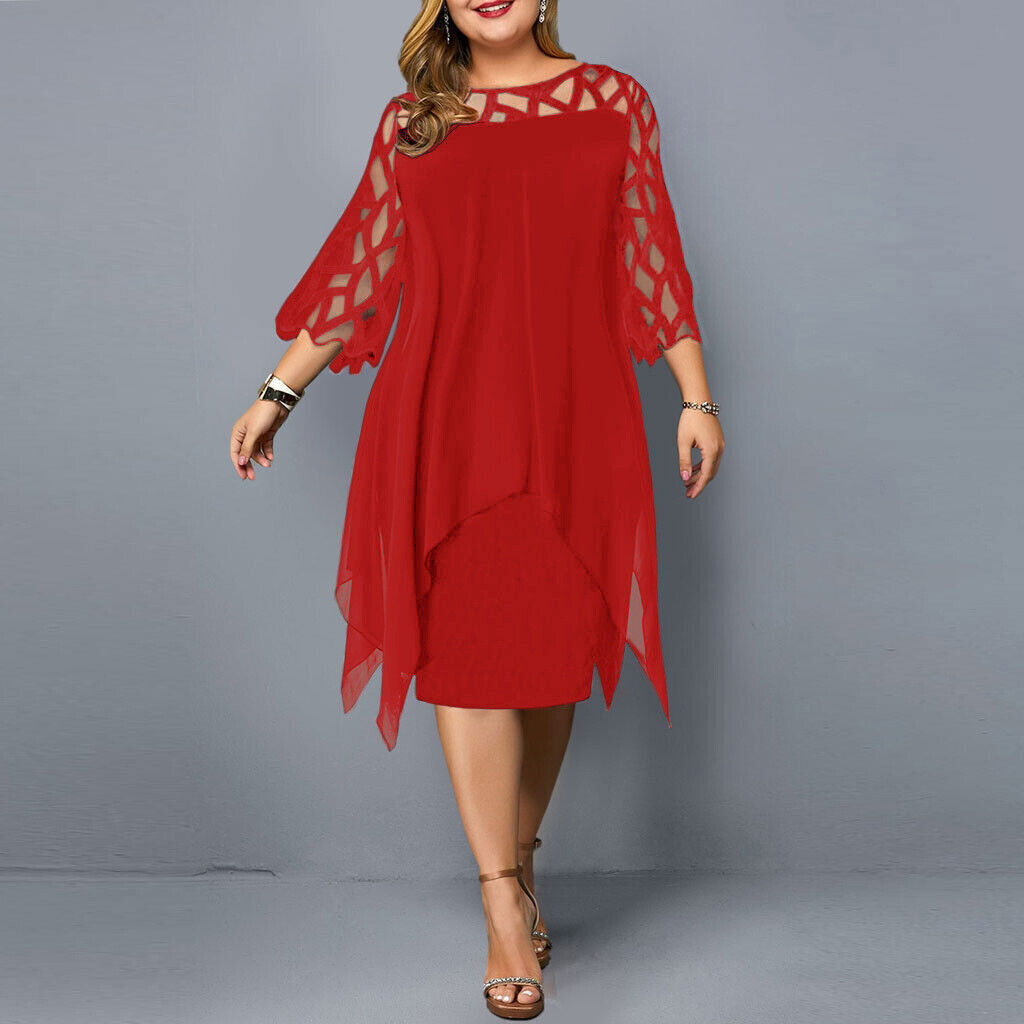 Harper – Midi-mekko plus-koko