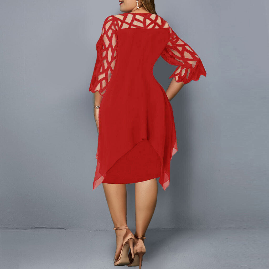 Harper – Midi-mekko plus-koko