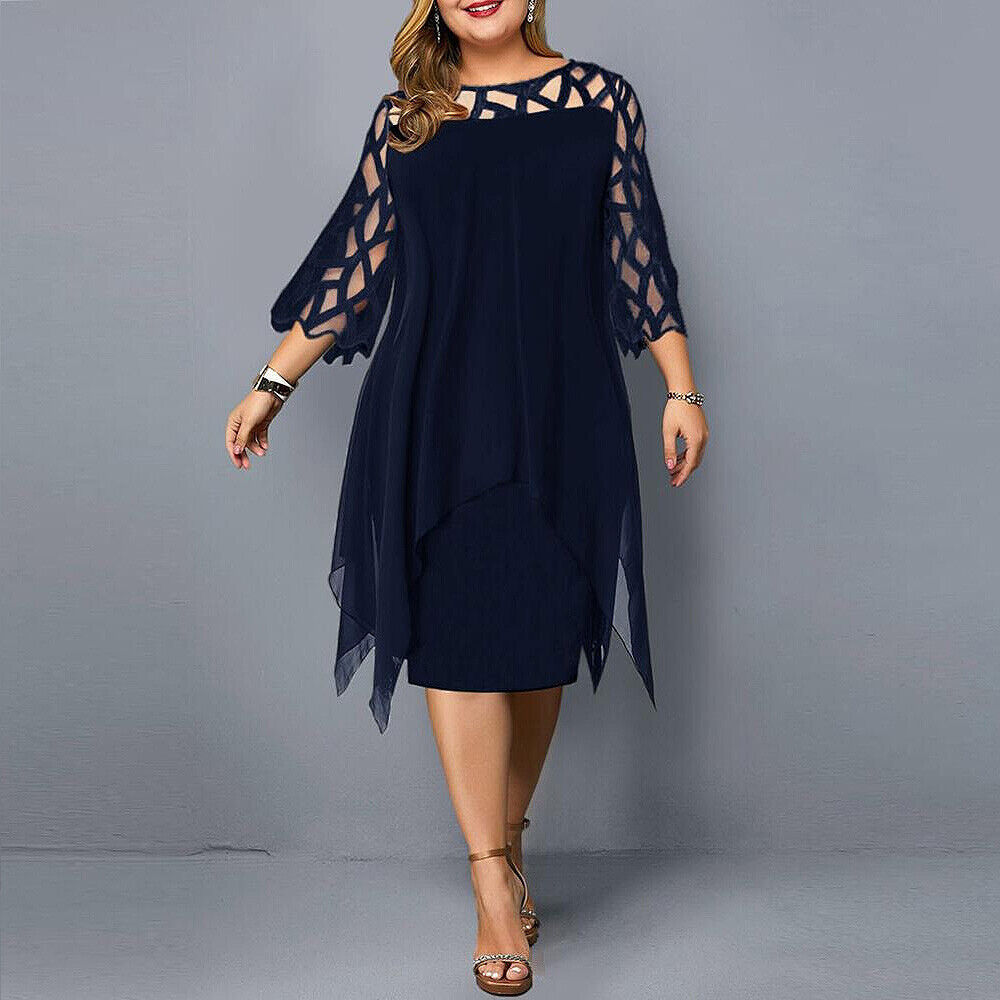 Harper – Midi-mekko plus-koko