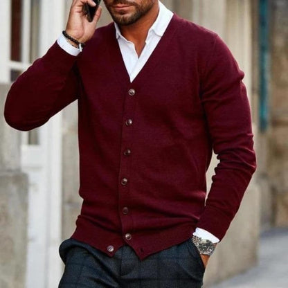 Jacques – Business-Cardigan knopfivalla
