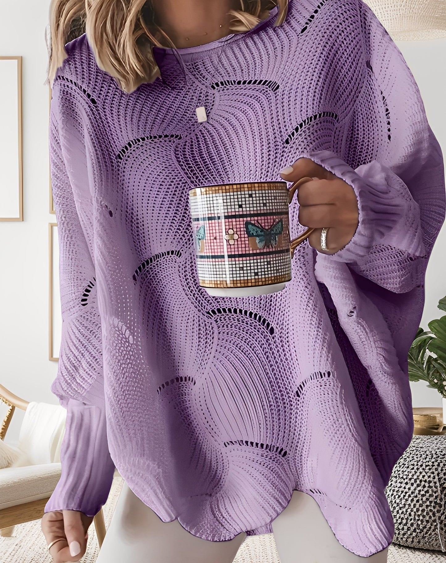 Kassandra - Tyylikäs, leikattu villapaita naisille