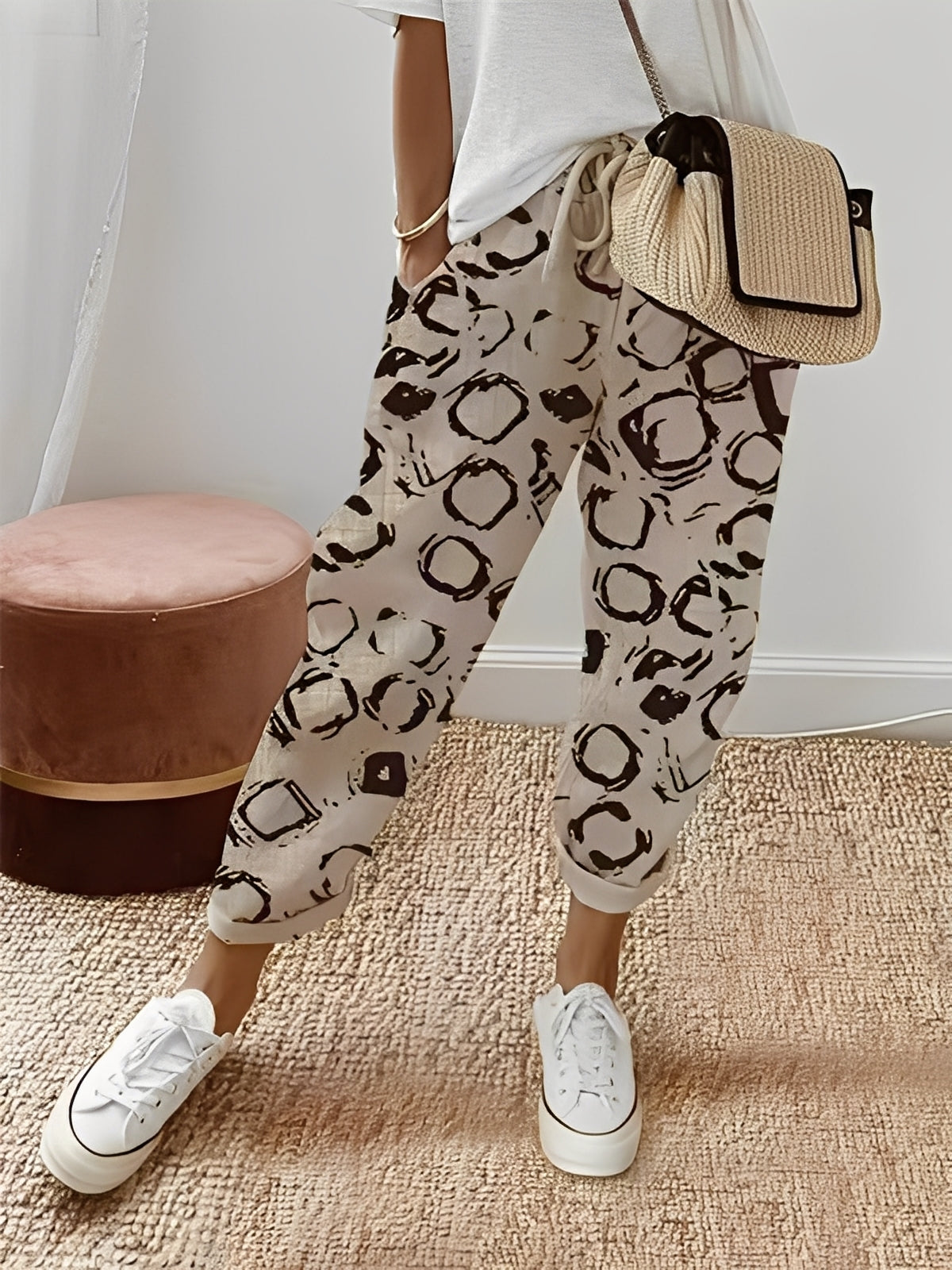 Amélia - Elegantit puuvillahousut naisille