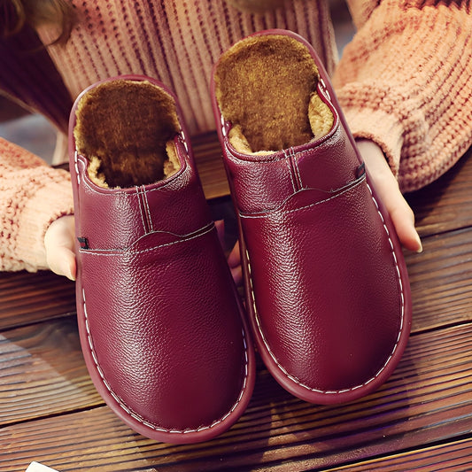 Jasper - Rentoja, turkisvuorattuja tossuja miehille