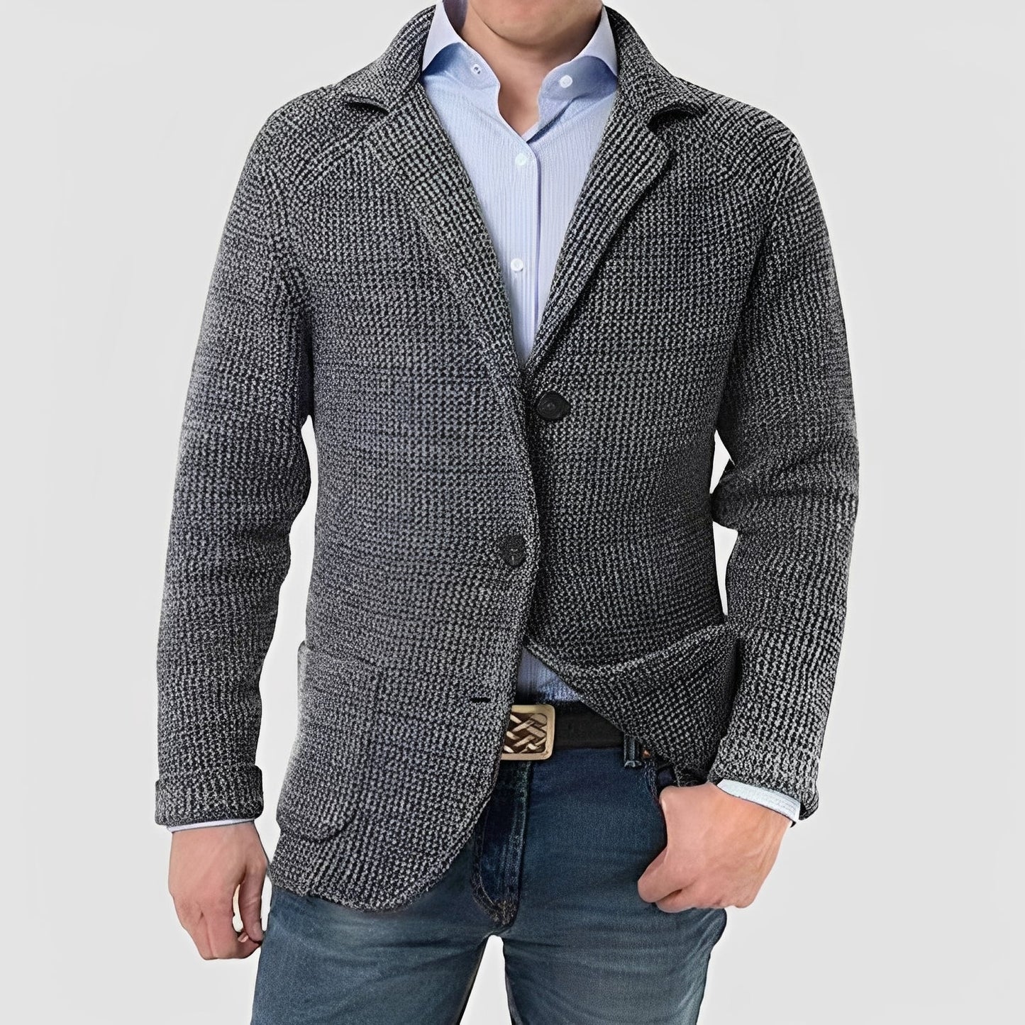 Gerald - Moderni neuletakki läpällisillä taskuilla miehille