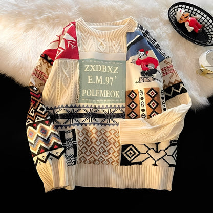 Charles - Tyylikäs, vapaasti neulottu joulupaita naisille