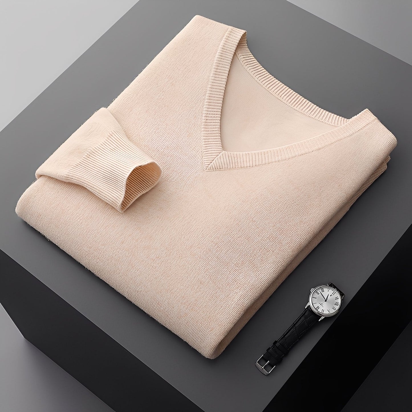 Myron - Yksinkertainen kashmirneule miehille