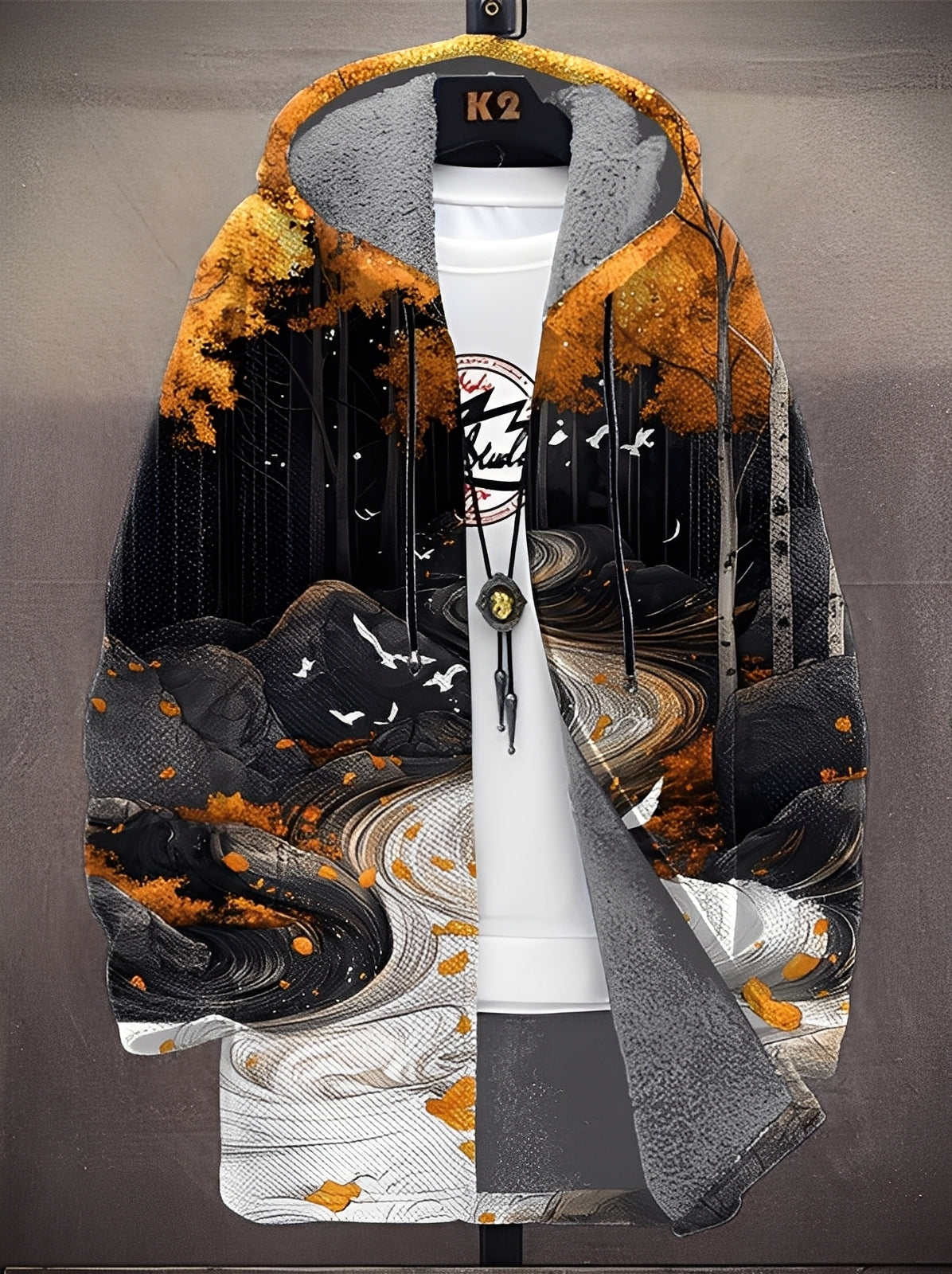 Oscar - Taiteellinen, tyylikäs huppari miehille