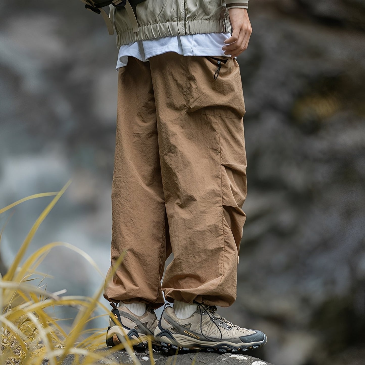 Jayce - Monipuoliset vedenpitävät ulkoilucargohousut miehille