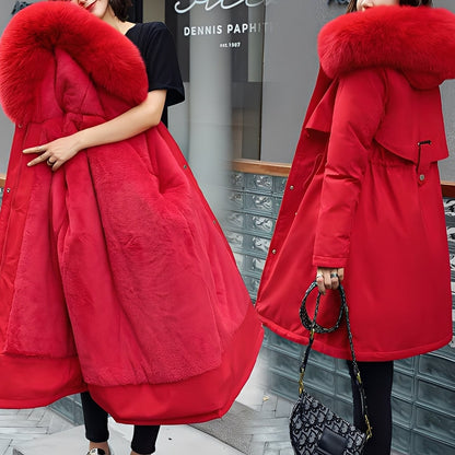 Evette - Tyylikäs, lämmin, toppatakki hupulla naisille