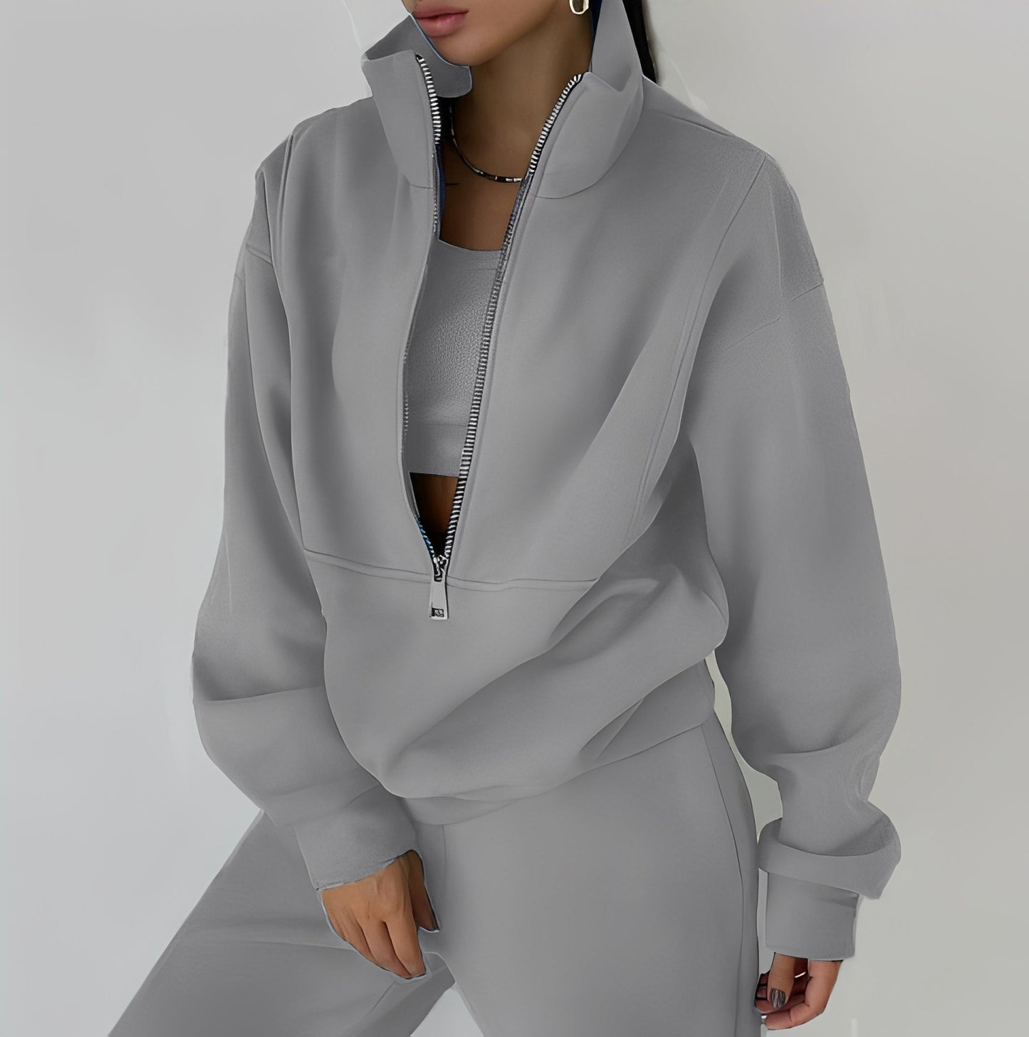 Mélissa - Kaksi-osainen ylisuuri rento verryttelypuku