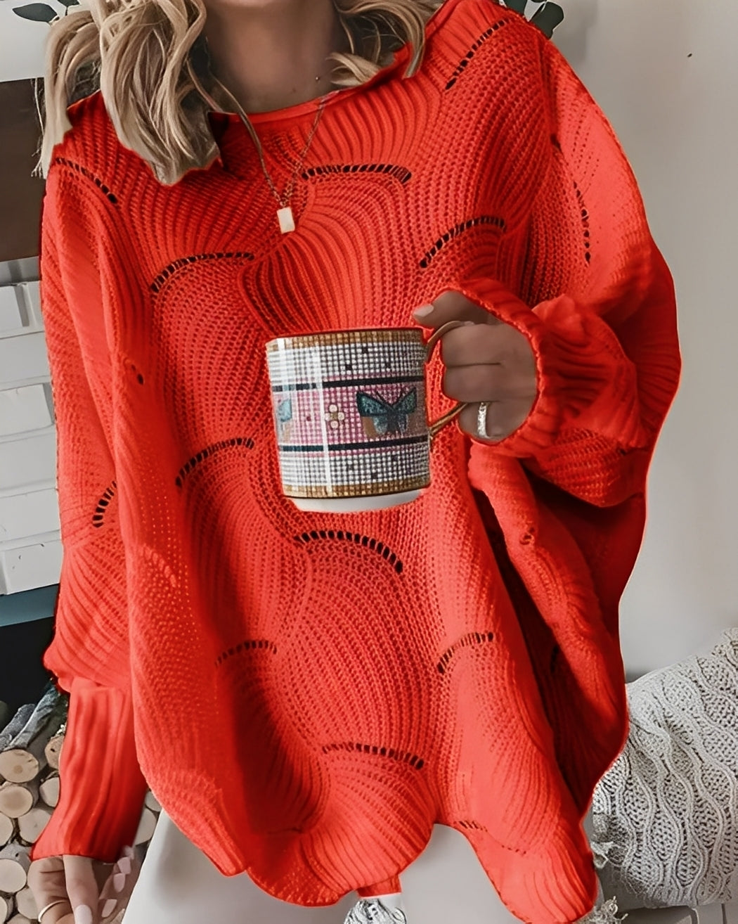 Kassandra - Tyylikäs, leikattu villapaita naisille