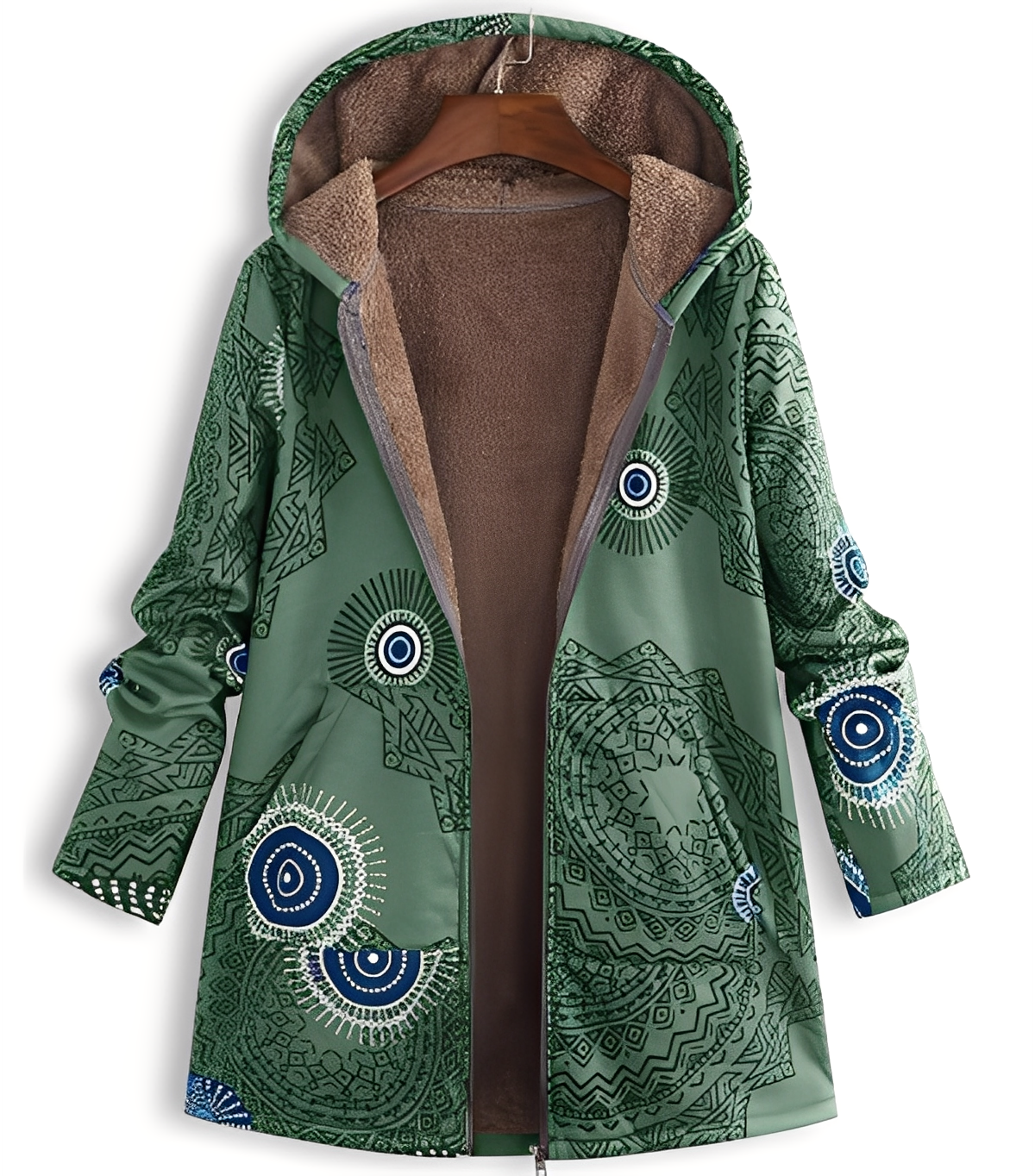 Jaslene - Klassinen, paksu, lämmin parka-takki naisille