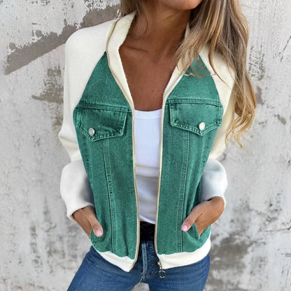 Libby - Rento farkkutakki raglanhihoilla naisille