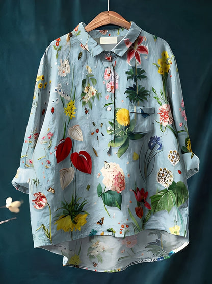 Gwenaël - Naisten pitkähihainen klassinen paita