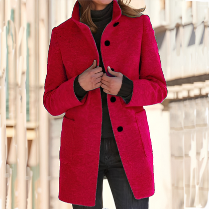 Tatienne - Pitkä nykyaikainen talvitakki naisille