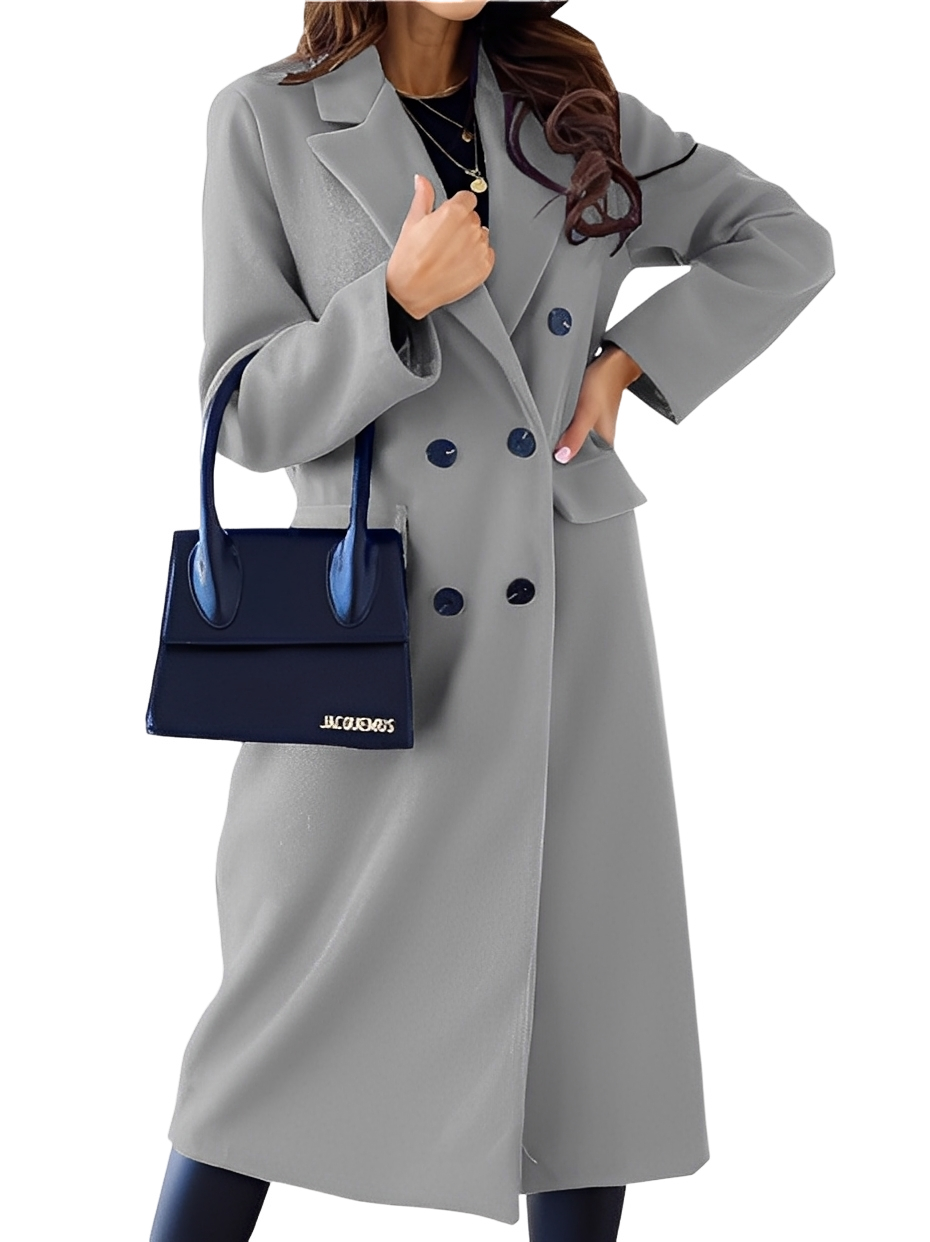 Jocelin - Elegantti, lämmin kaksirivinen takki naisille