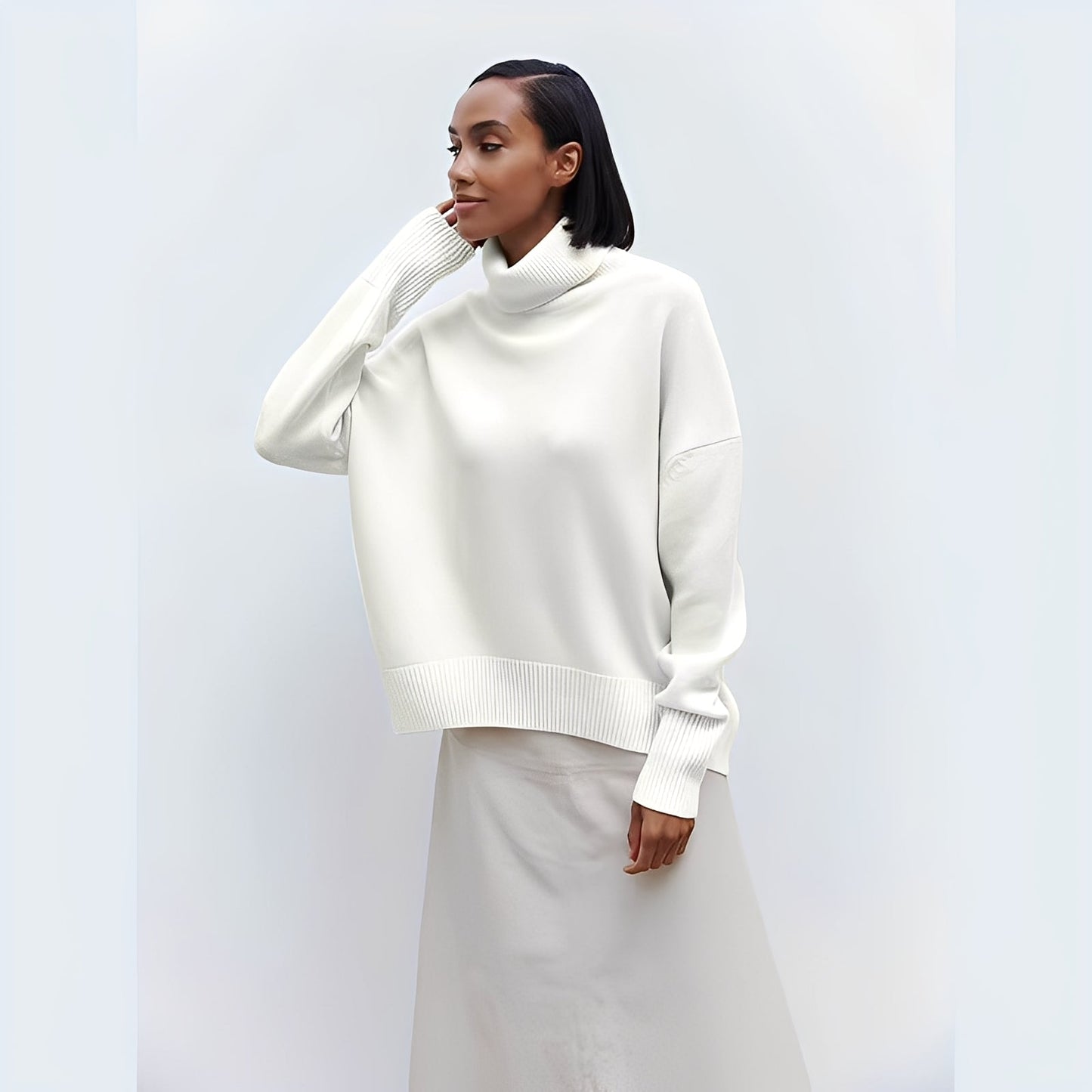 Lucinde - Talvi Naisten oversize poolopaidat