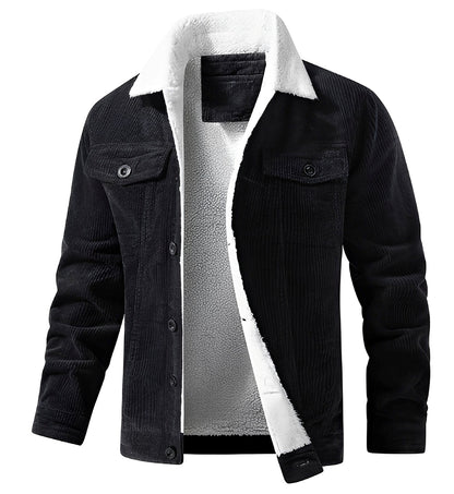 Mack - Klassinen Cord-Plush-takki miehille