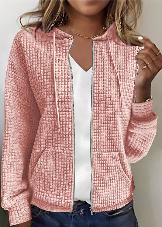 Katherine - Tyylikäs Cardigan hupulla ja taskuilla naisille