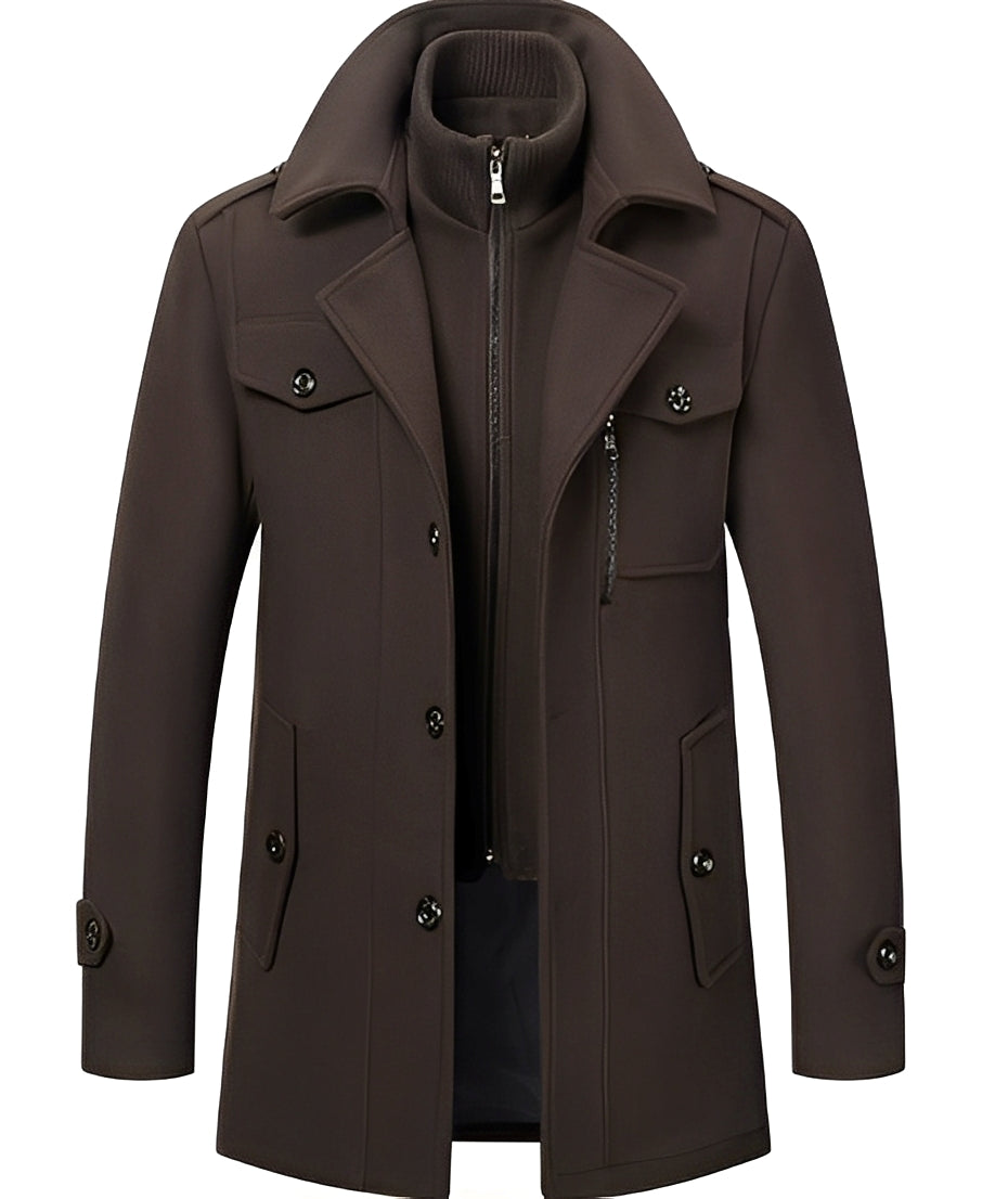 Hervé - Lämmin talvitakki miehille