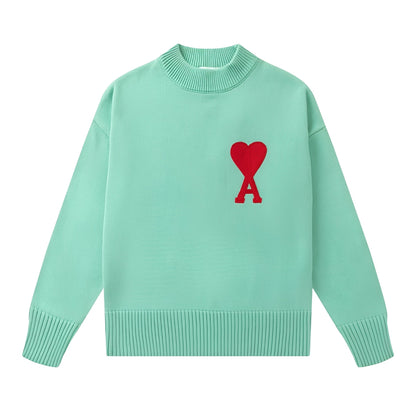 Aurélia - Villapaita sydän kirjailtu naisille