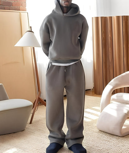 Marco - Rento ylisuurikokoinen hupparisetti miehille