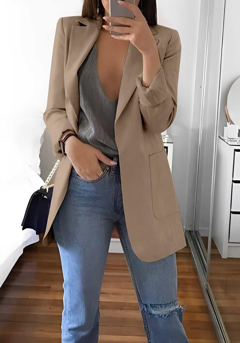 Stephanie - Tyylikäs, kapealinjainen bleiseri naisille