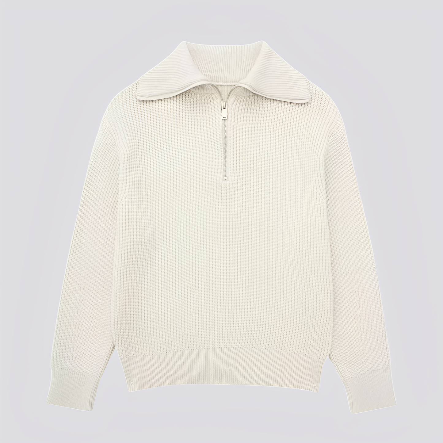 Christine - Tyylikäs raidallinen vetoketjullinen villapaita naisille