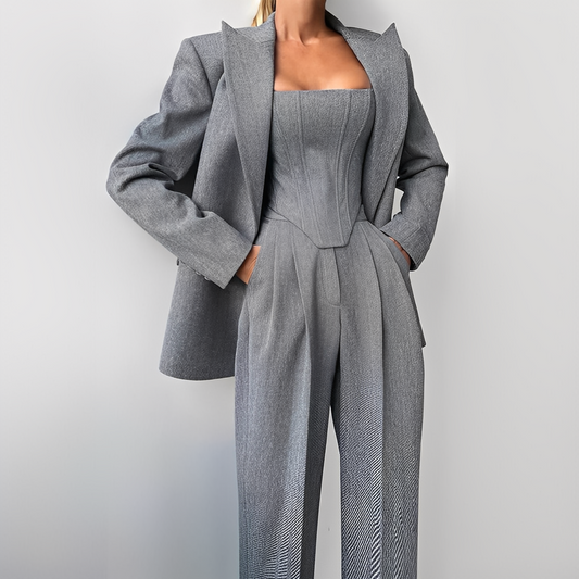 Annadine - 3-osainen tyylikäs ja rento naisille