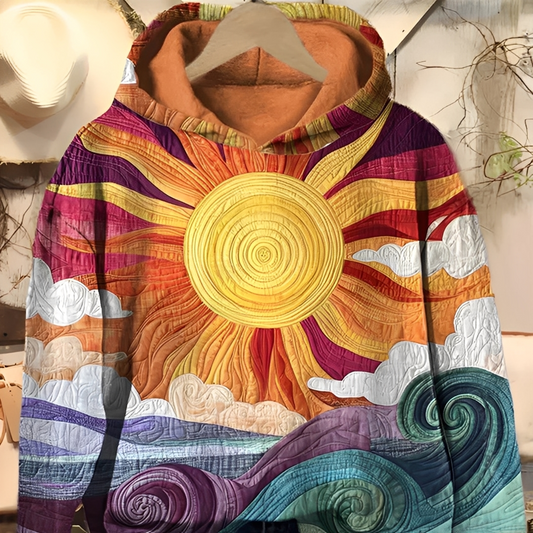 Vérène - Vintage-painatuksella varustettu huppari naisille