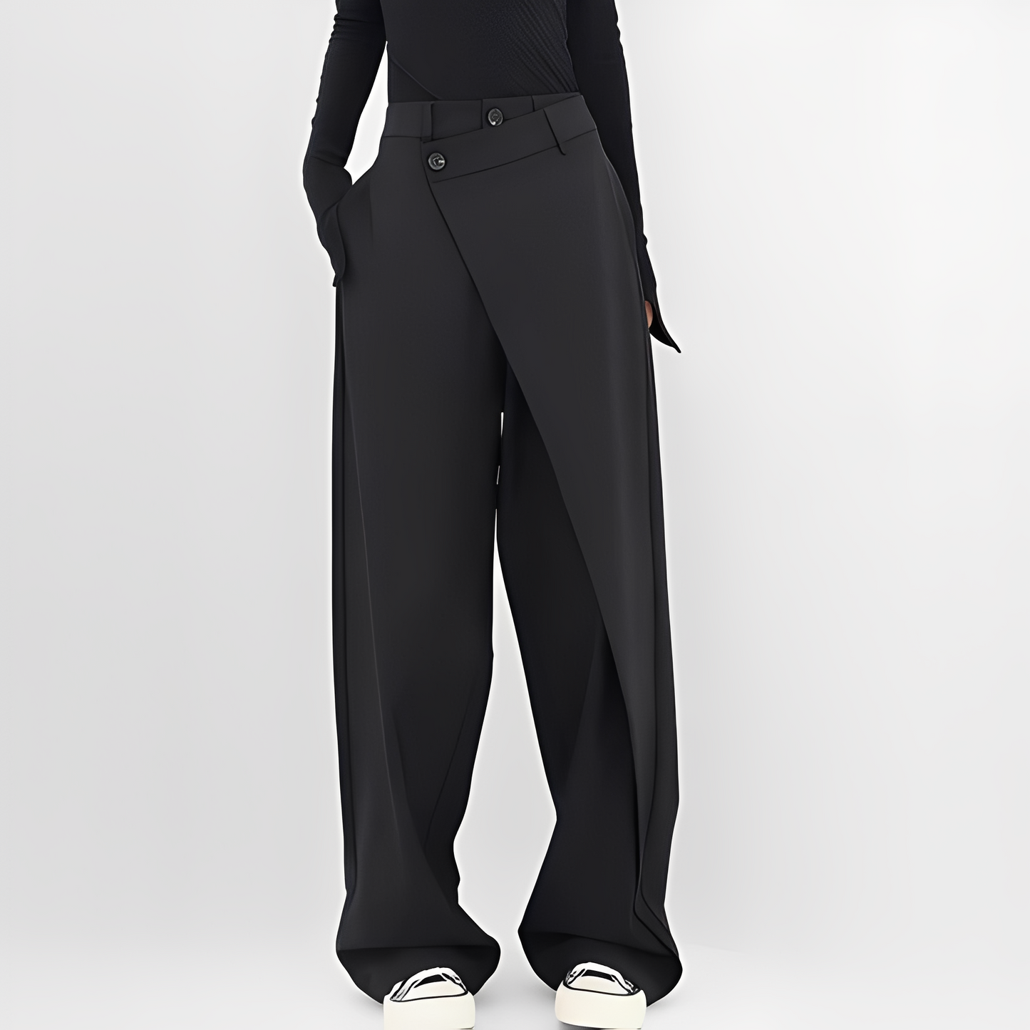 Alexandrine - Laaja nykyaikainen housut naisille