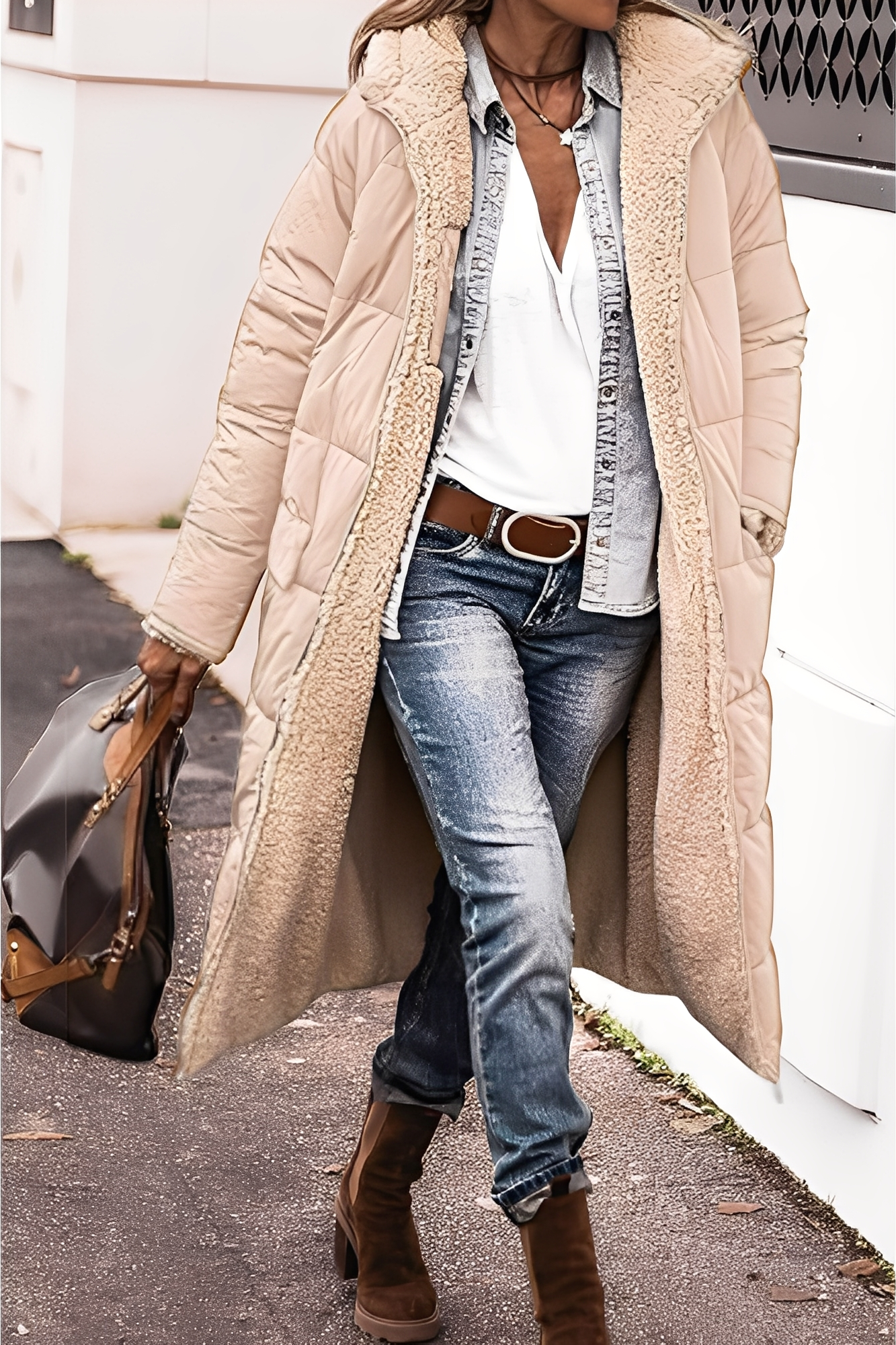 Carina - Tyylikäs Parka-takki hupulla naisille