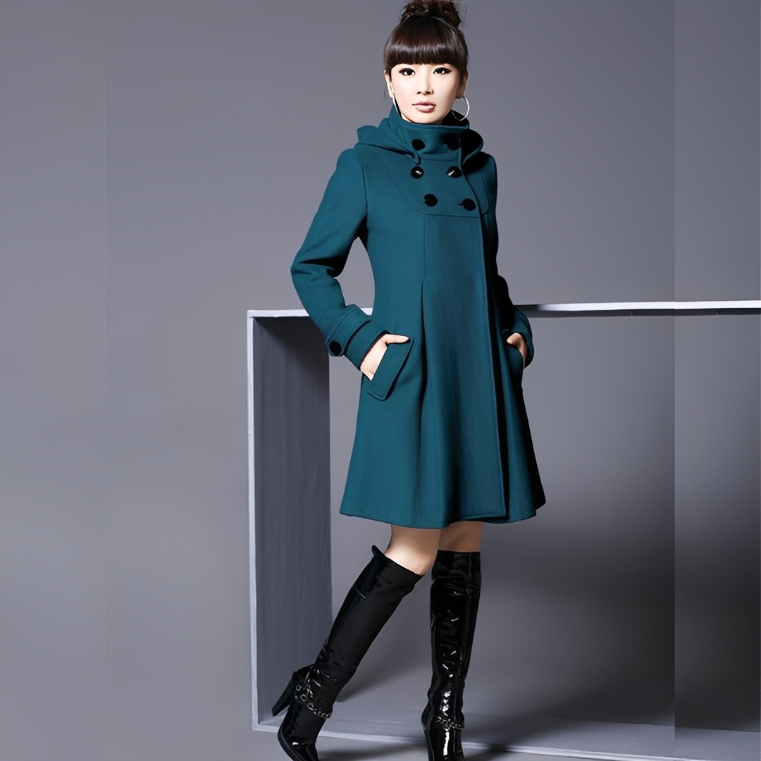 Perrine - Tyylikäs takki sivutaskuilla naisille