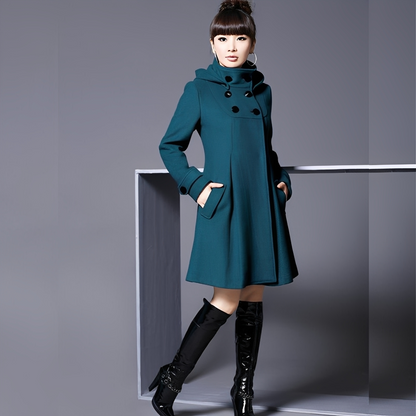 Perrine - Tyylikäs takki sivutaskuilla naisille