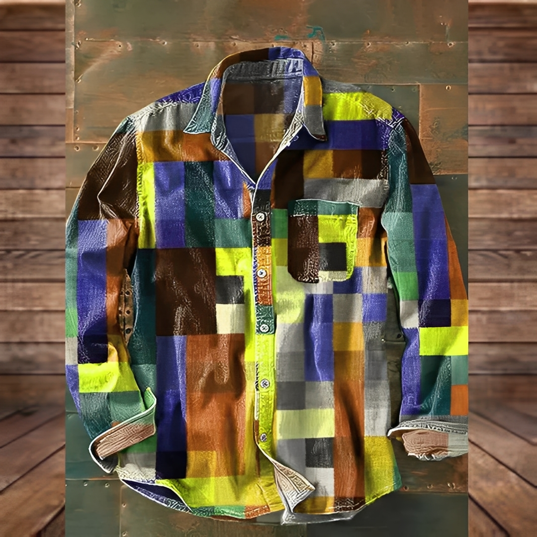 Gontran - Tyylikäs paita käytännöllisellä taskulla miehille