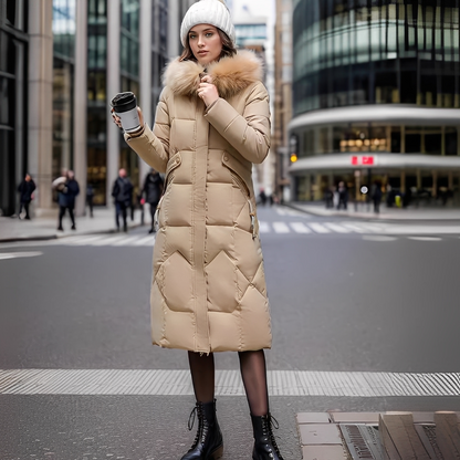 Marcellette - Naisten talvitakki hupulla