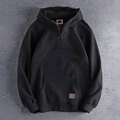 Tommy - Retro-huppari paksulla vetoketjulla miehille