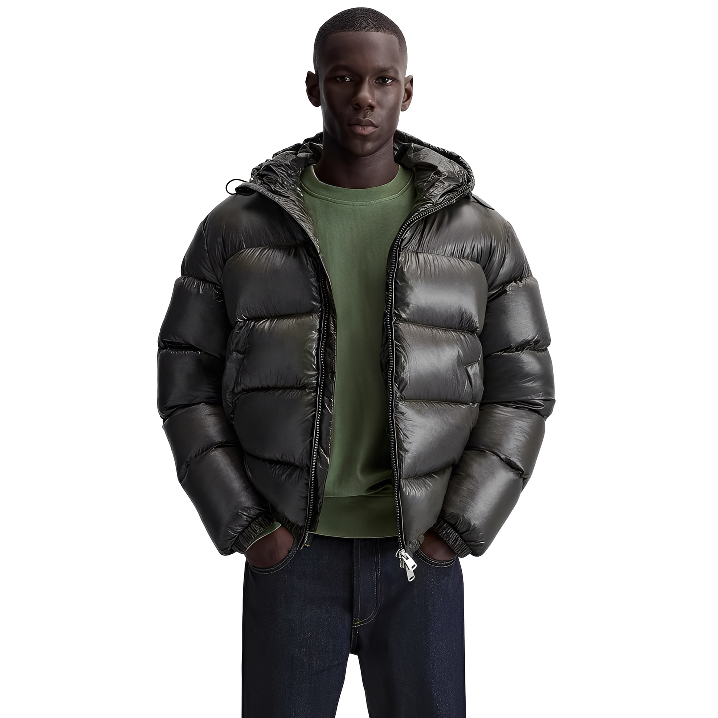 Darrel - Tyylikäs untuvatakki hupulla naisille