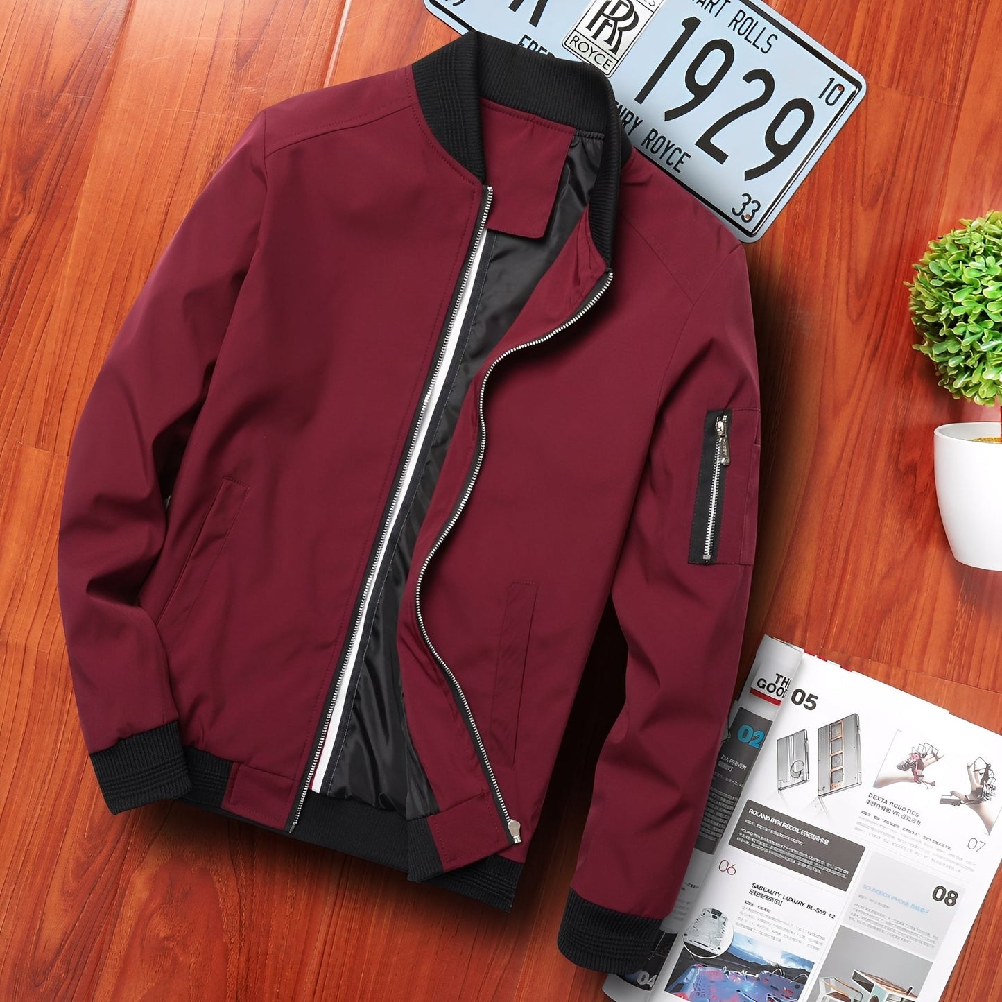 Leonard - Tyylikäs Bombertakki Miehille