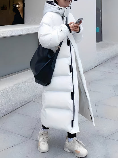 Hazel - Trendikäs pitkä hupparitakki naisille