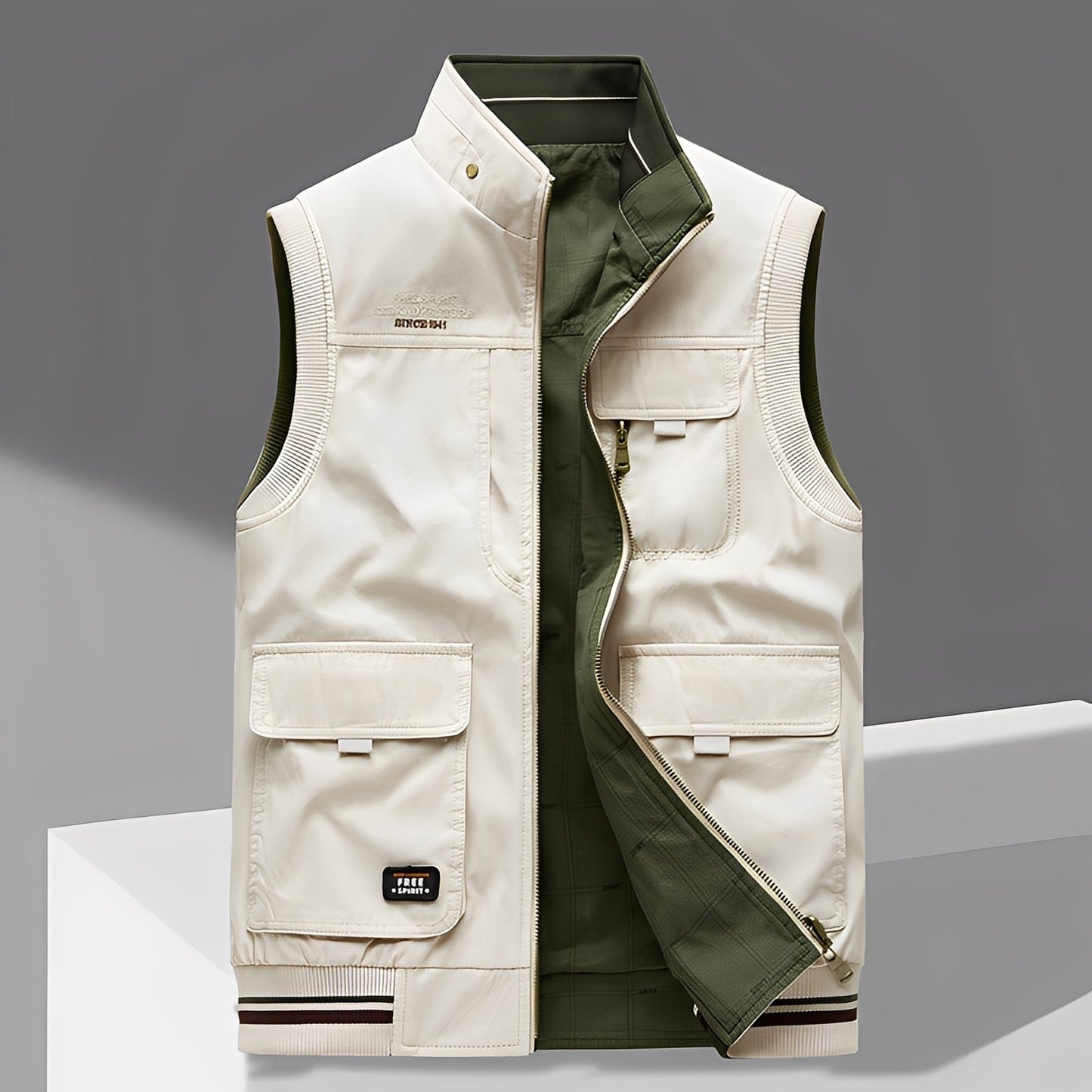 Géraud - Luksusliivi useilla taskuilla miehille