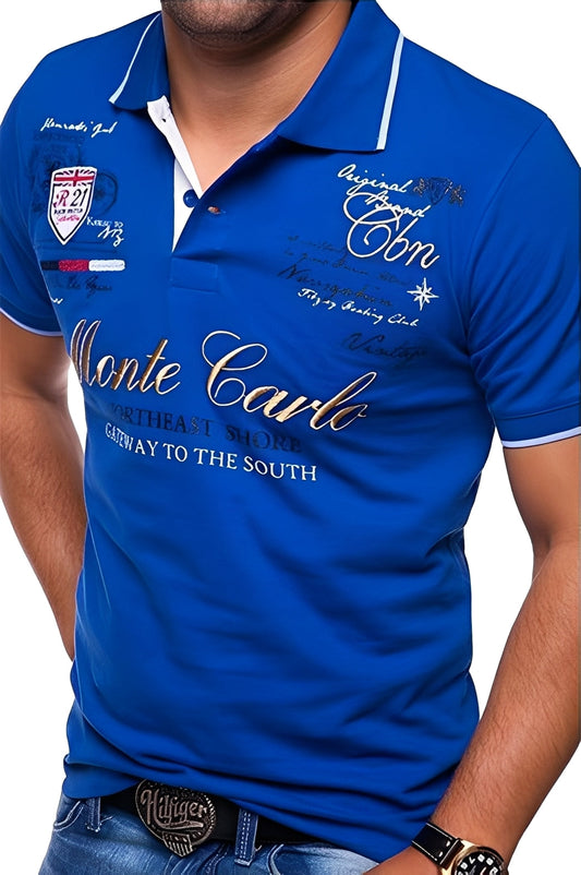 Brent - Rento Poloshirt painatuksella miehille