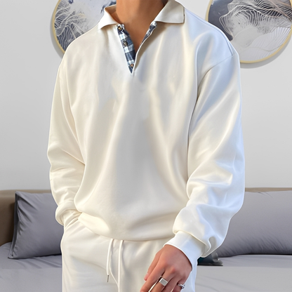 Colsen - Moderni vetoketjullinen villapaita miehille