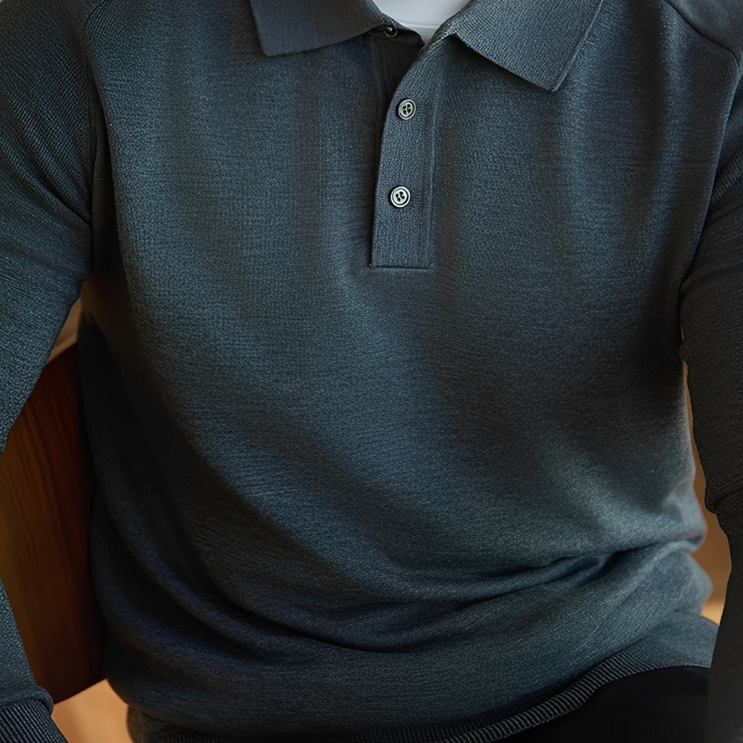 Anton - Rento villapaita kauluksella miehille