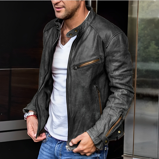 Enrico – Elegantti Nahkatakki
